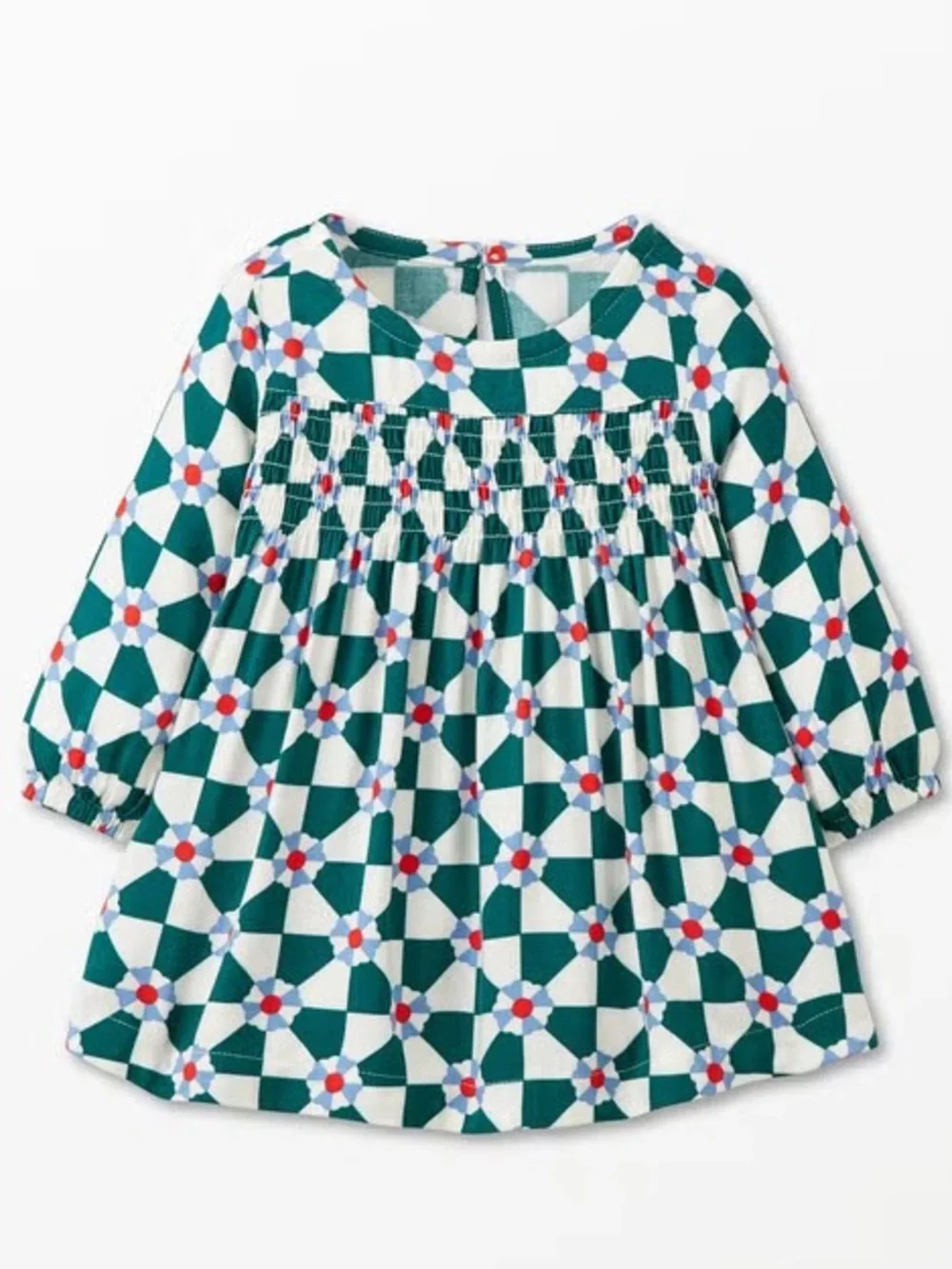 Hanna Andersson Baby Checkerboard Woven Dress